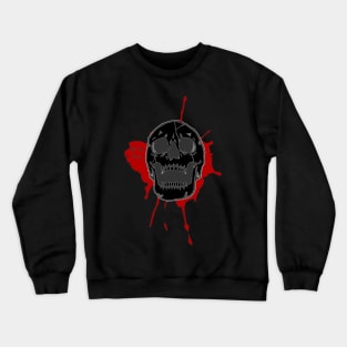 ATH Black Skull with logo Crewneck Sweatshirt